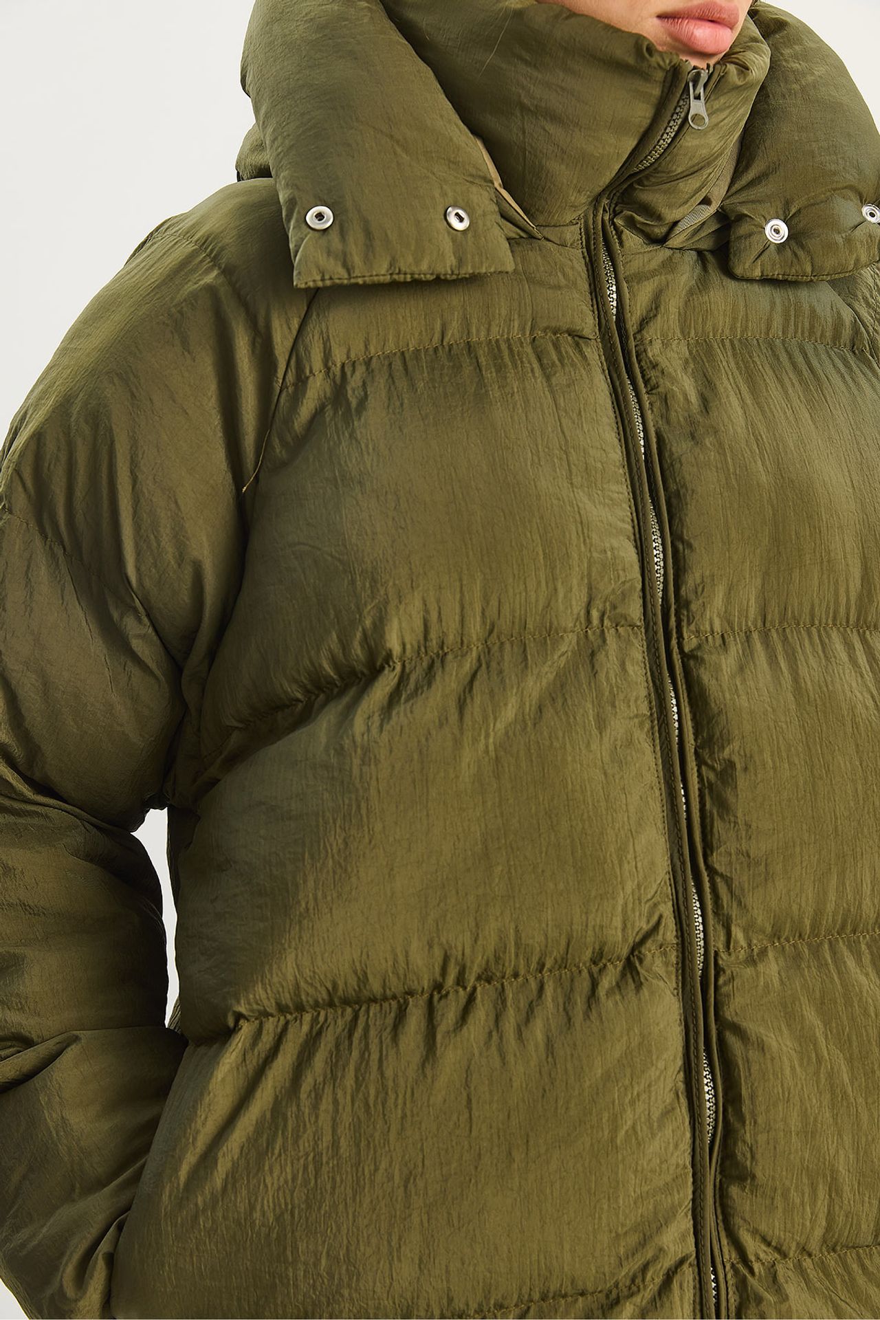 LUCCI Oversized Hooded Puffer Coat