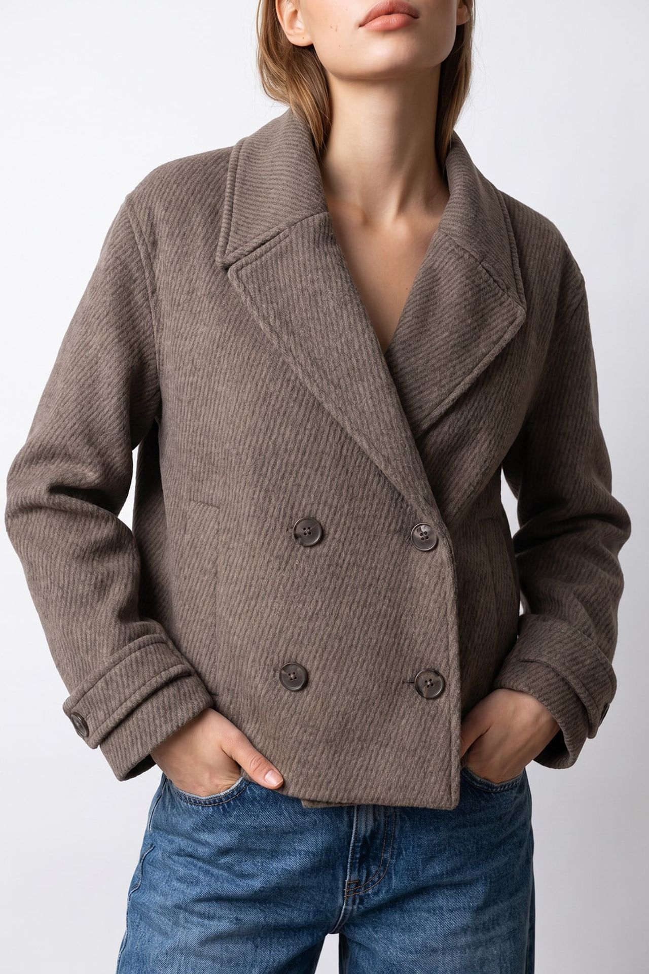 MIXRAY Women's Overcoat 2