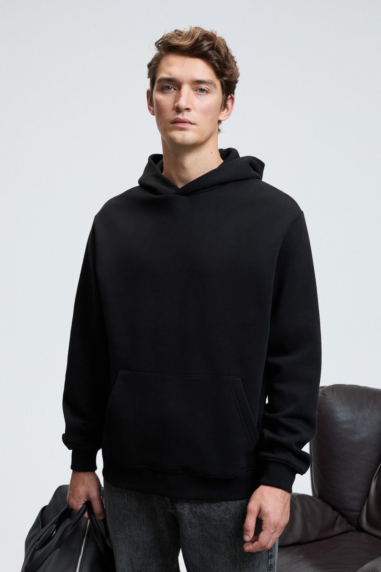GRIMELANGE Geniş Kesimli Kapüşonlu Cepli Sweatshirt 1