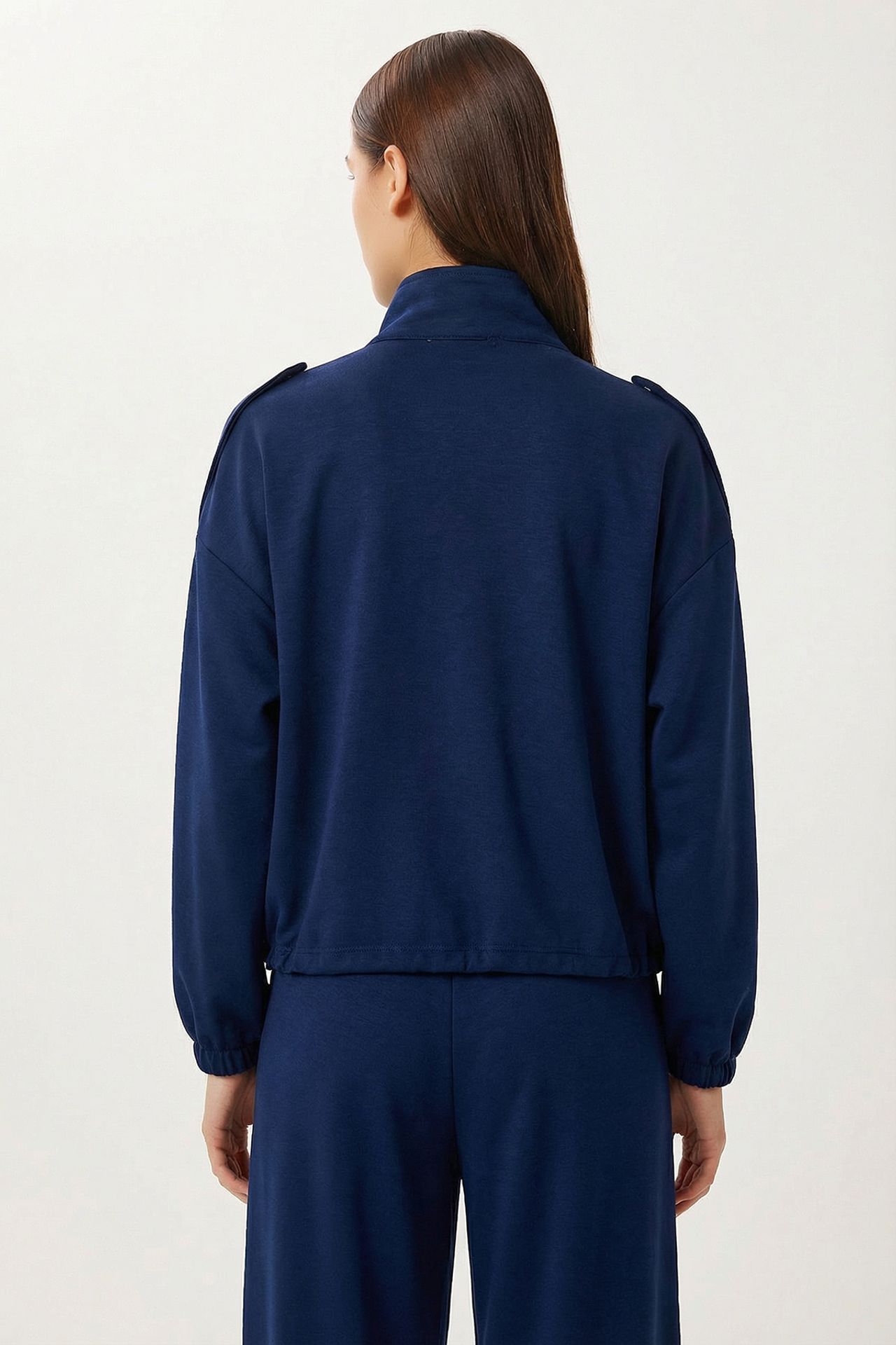 ISTANBUL Pocket Detail Jacket &  Wide Leg Pants Two-Piece Set 5