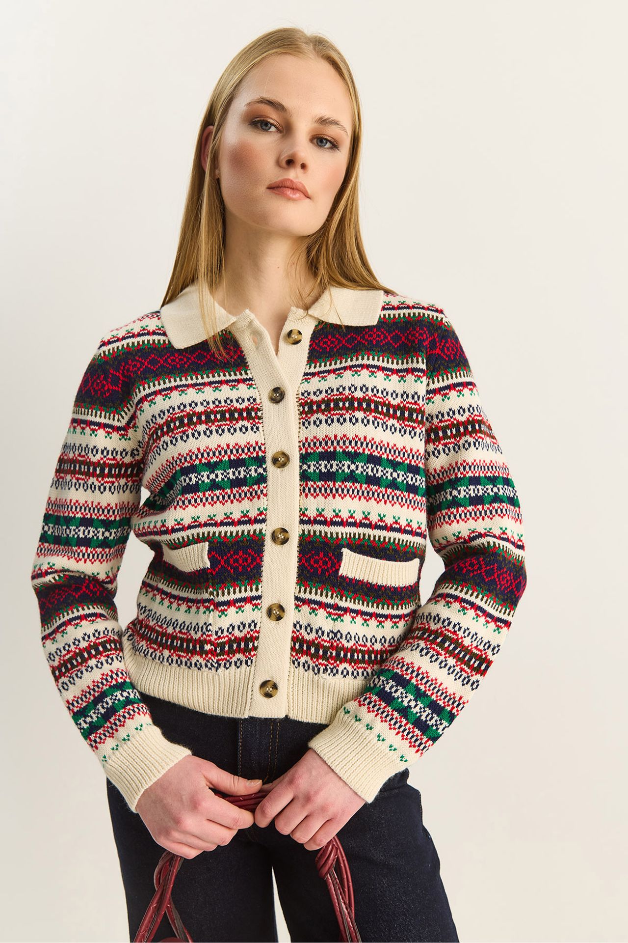 LUCCI Women's Knit Cardigan 5