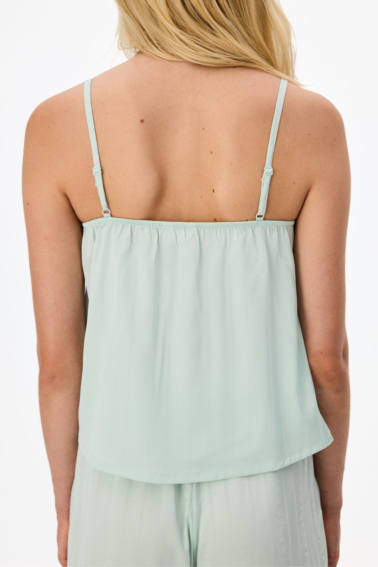 PENTI Aurora Satin Floral Tank Pajama Top 3
