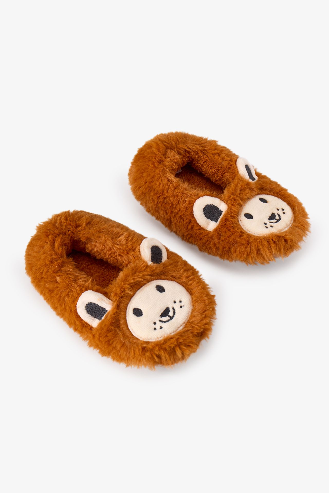 PENTI Boys' Lion Cat Pattern Textured Slipper Socks 2