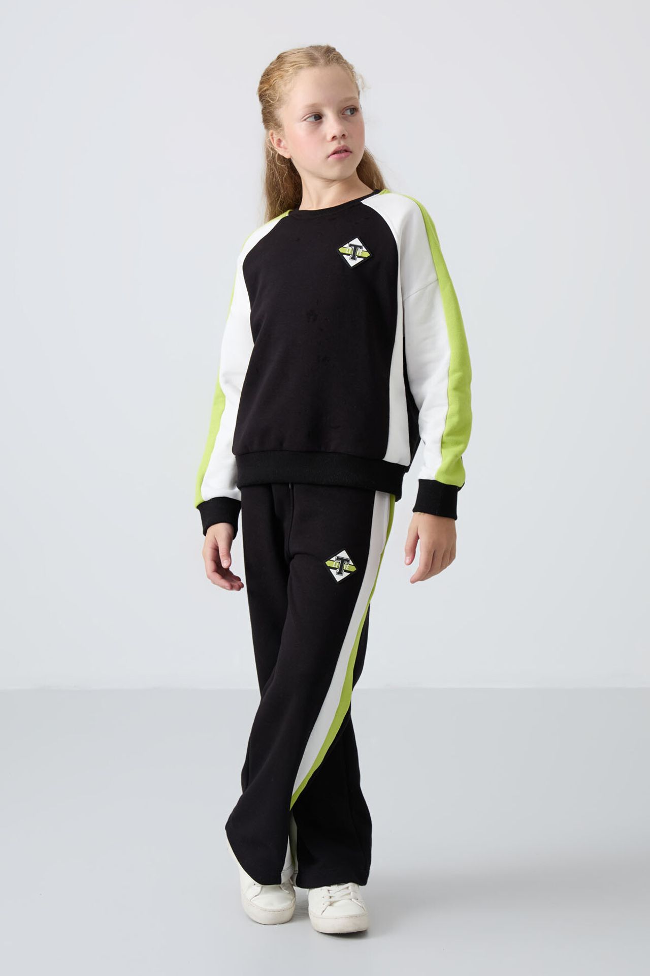 TOMMY Color Blocked Wide Leg Tracksuit Set 1