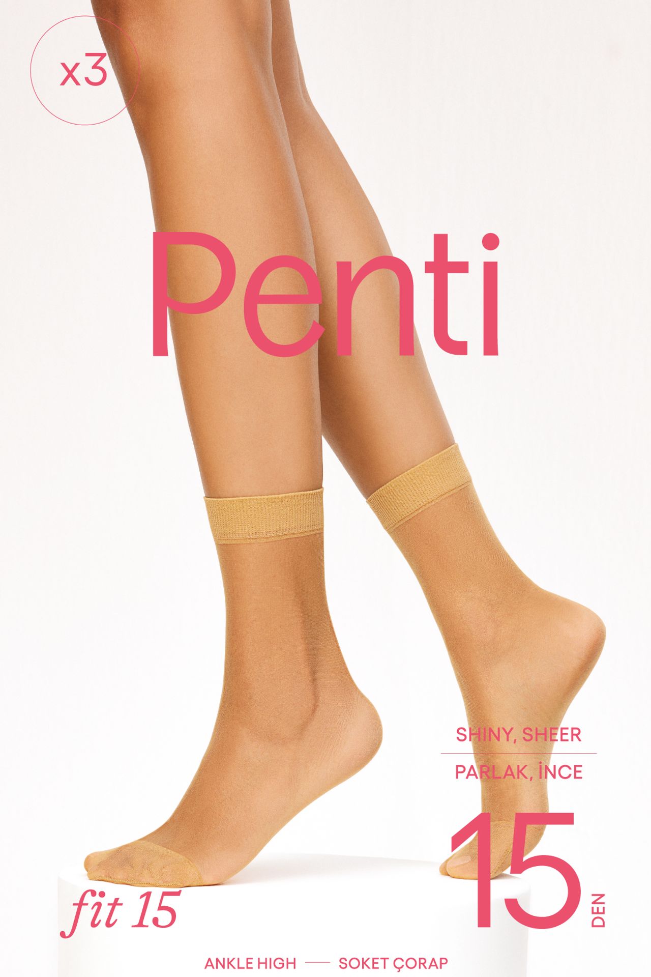 PENTI Women's FIT Ankle Socks 2