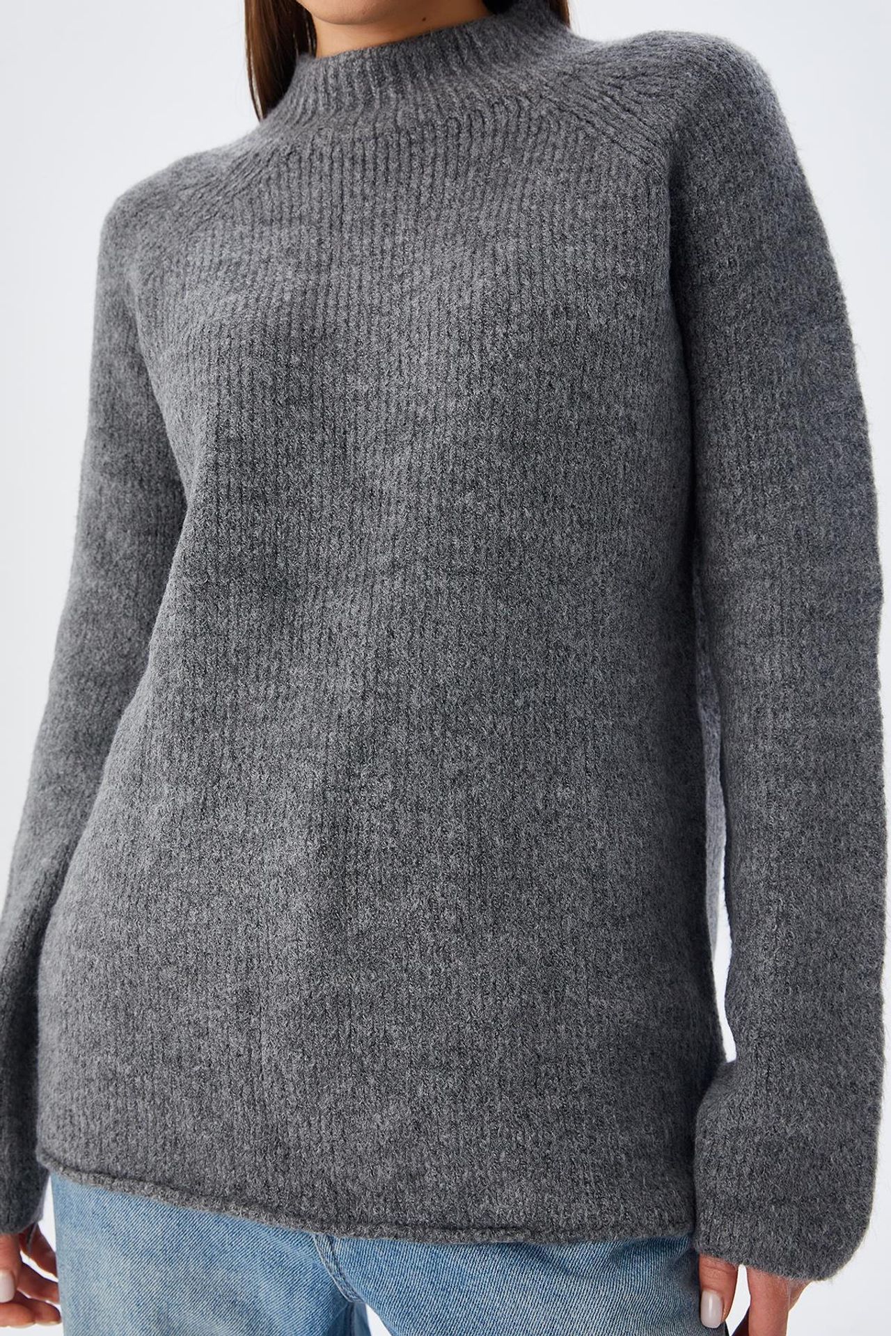 Mixray Knit Half Turtleneck Sweater 4