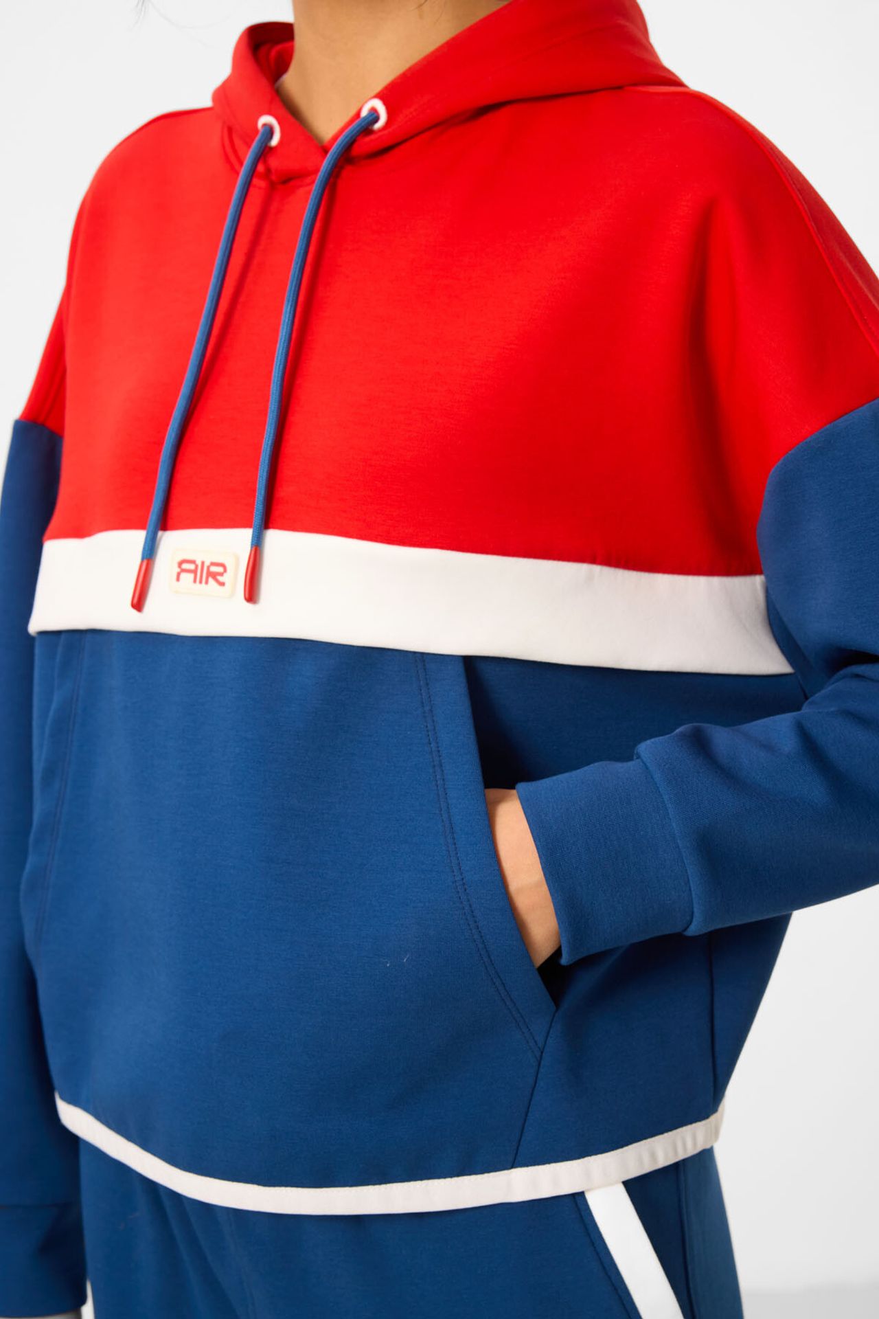 TOMMY Color-Blocked Hooded Sweatshirt And Pants Set 5