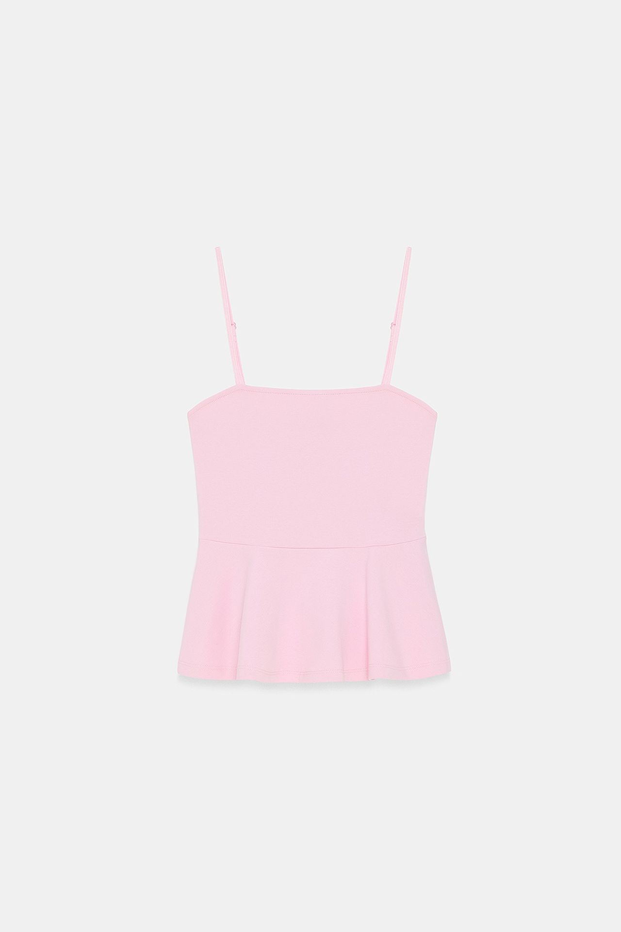 DILVIN Fitted Square-neck Frilly Cami Top 5