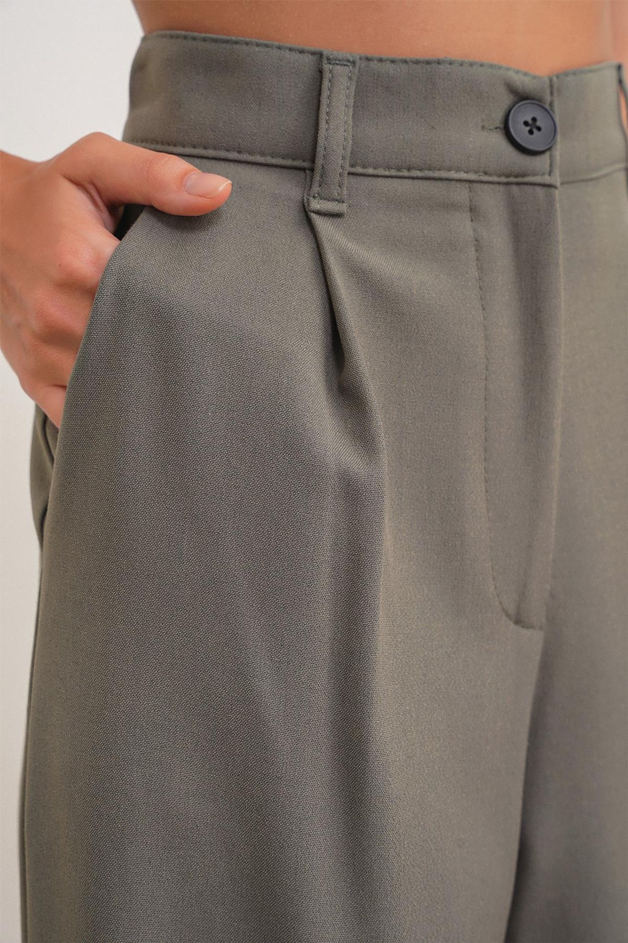 Mixray High Waist Palazzo Pants with Pockets 4