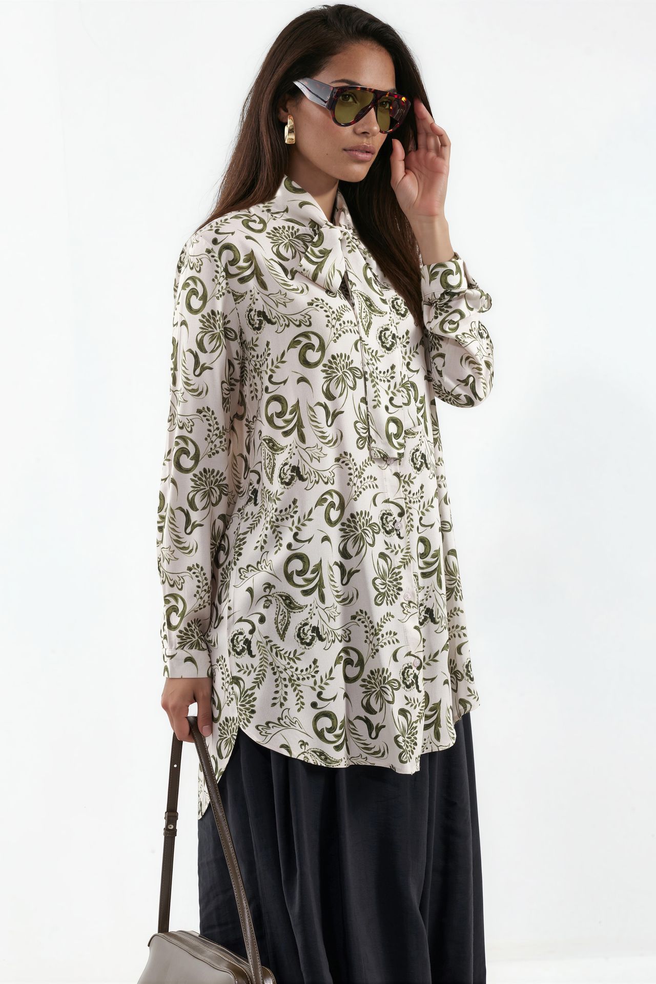 BDART Long Floral Viscose Shirt 2