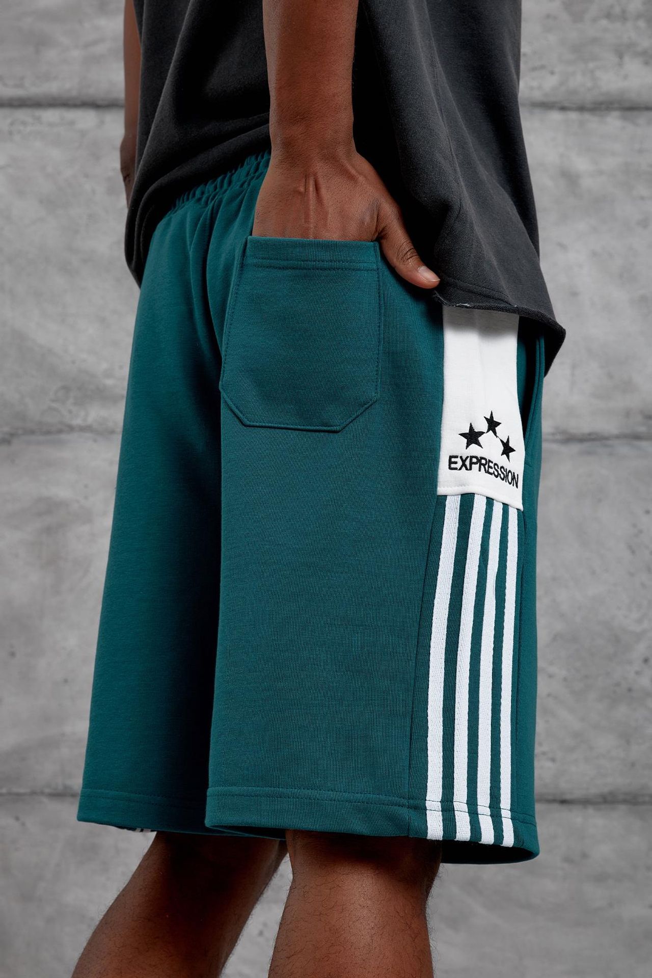 NOMARC Oversize Düz Paça Sweat Şort 3