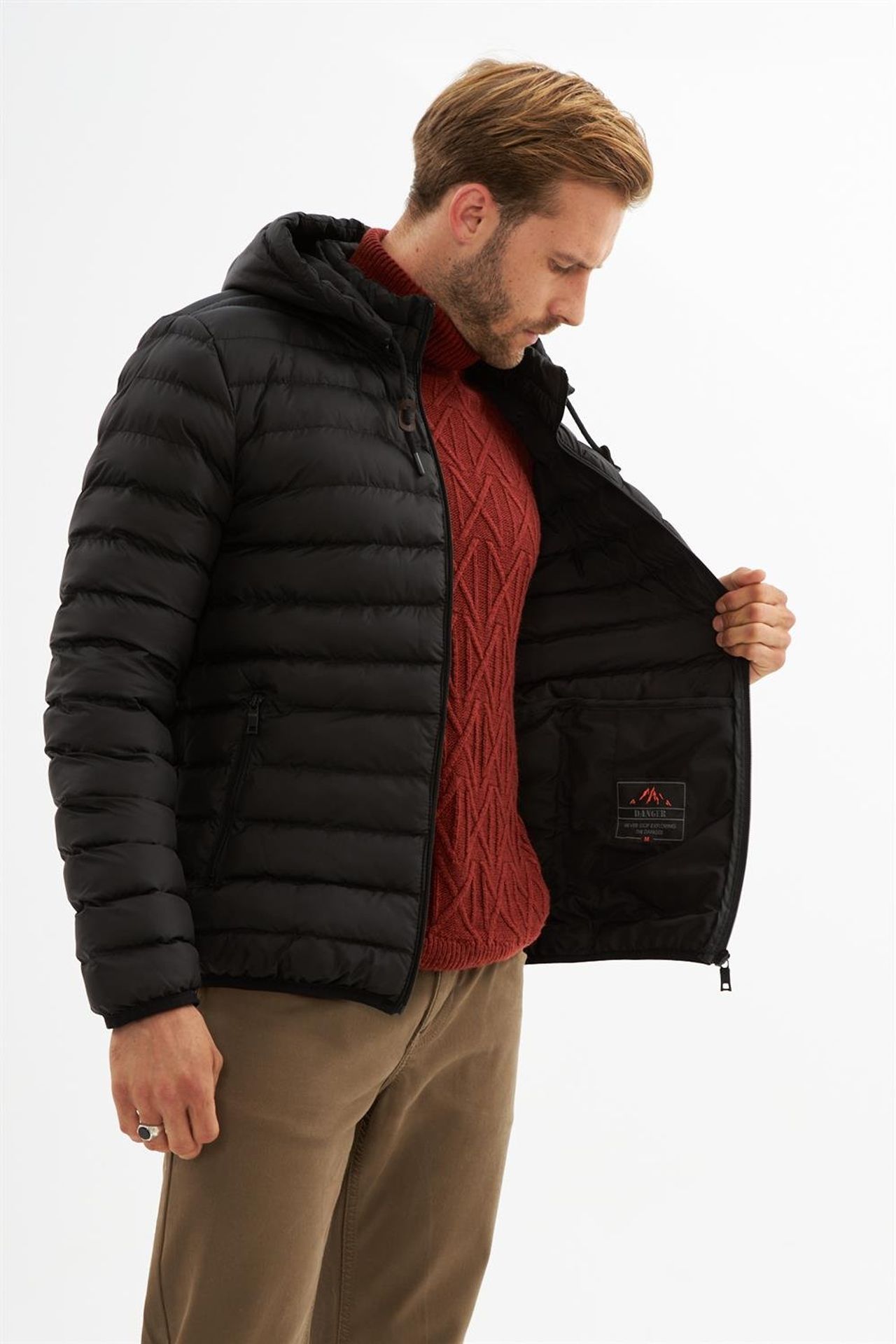Danger Men's Puffer Down Coat 5