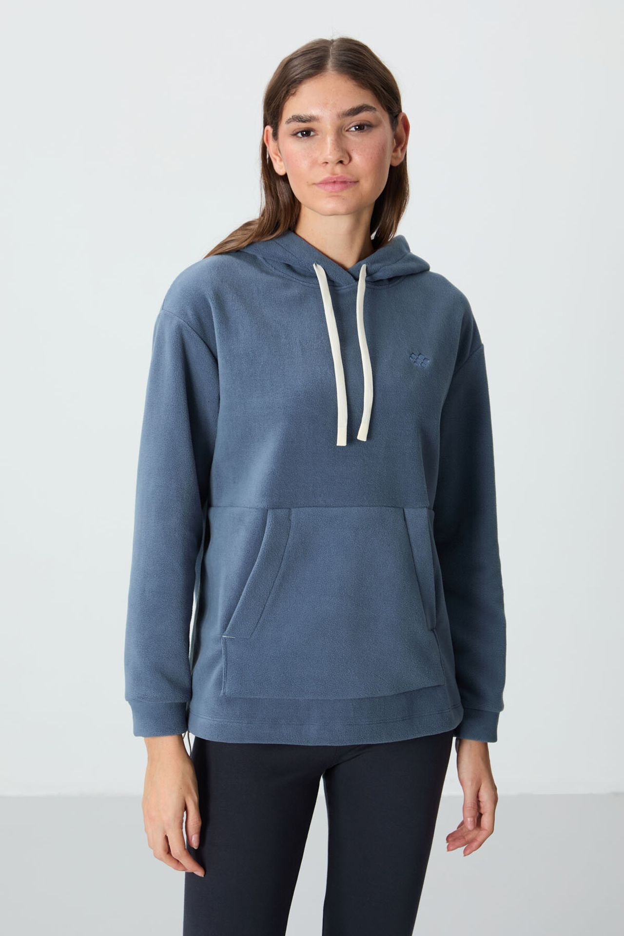 TOMMY Oversized Hooded Plush Sweatshirt 4