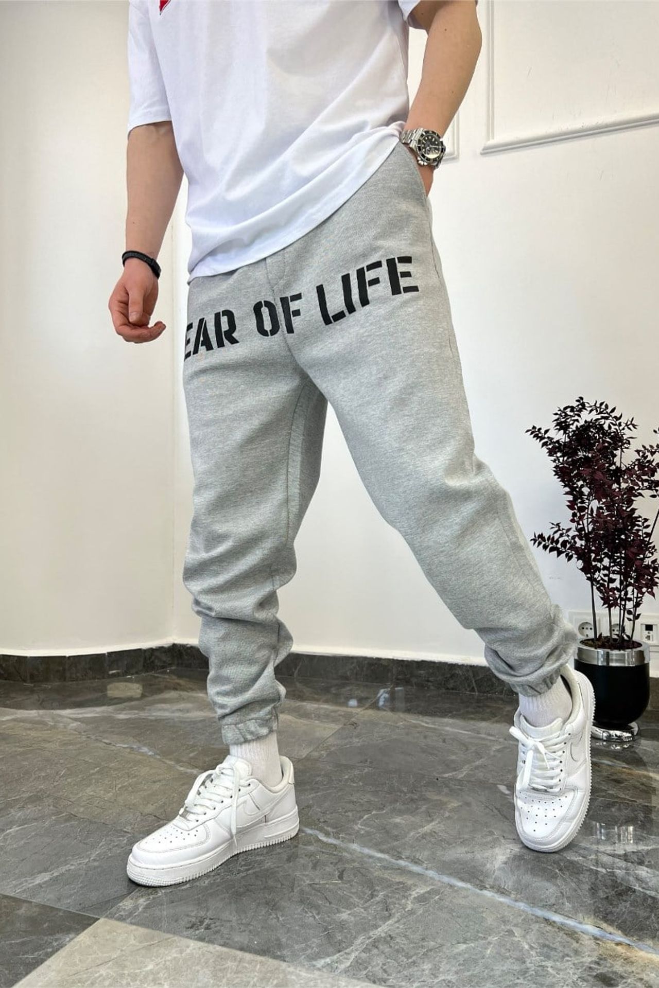 NOMARC Uzun Baskılı Jogger Eşofman Altı 3