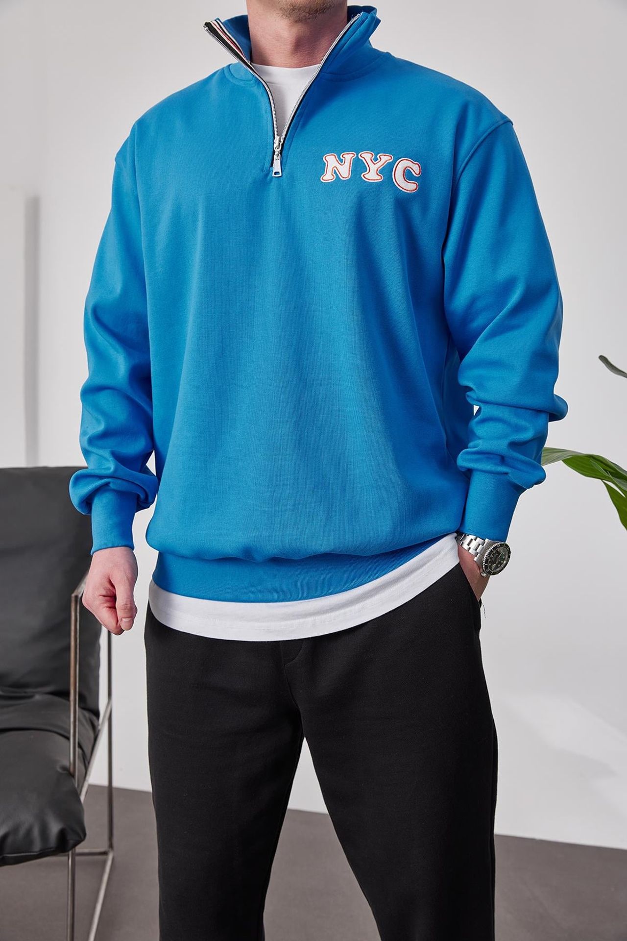 NOMARC Bisiklet Yaka Uzun Kollu Sweatshirt 2