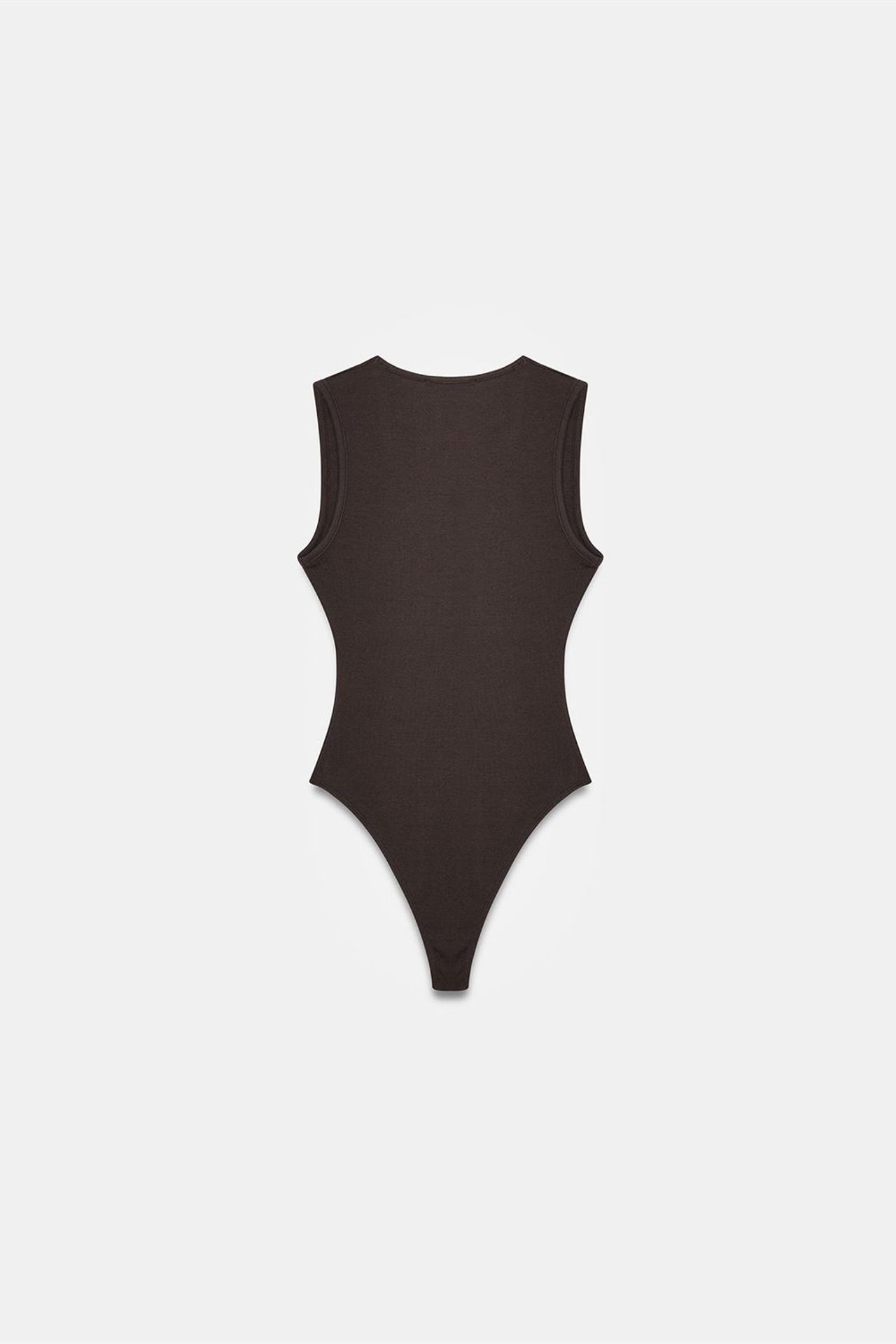 DILVIN Sleeveless Slim-Fit U-Neck Bodysuit 6