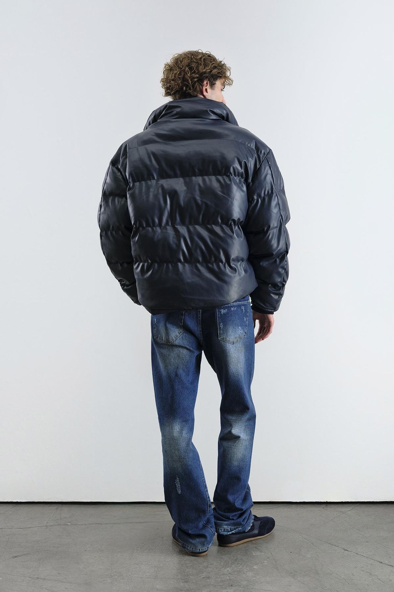 GIESTO Thick Bomber Jacket with Zipper Closure 3