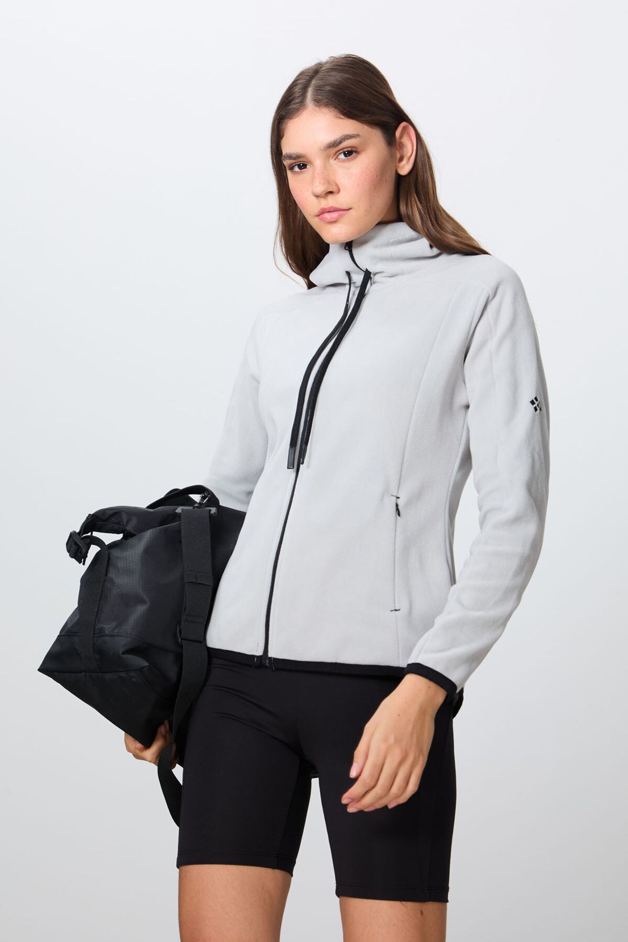 TOMMY Women's Plush Zip-up Hooded Sweatshirt 4