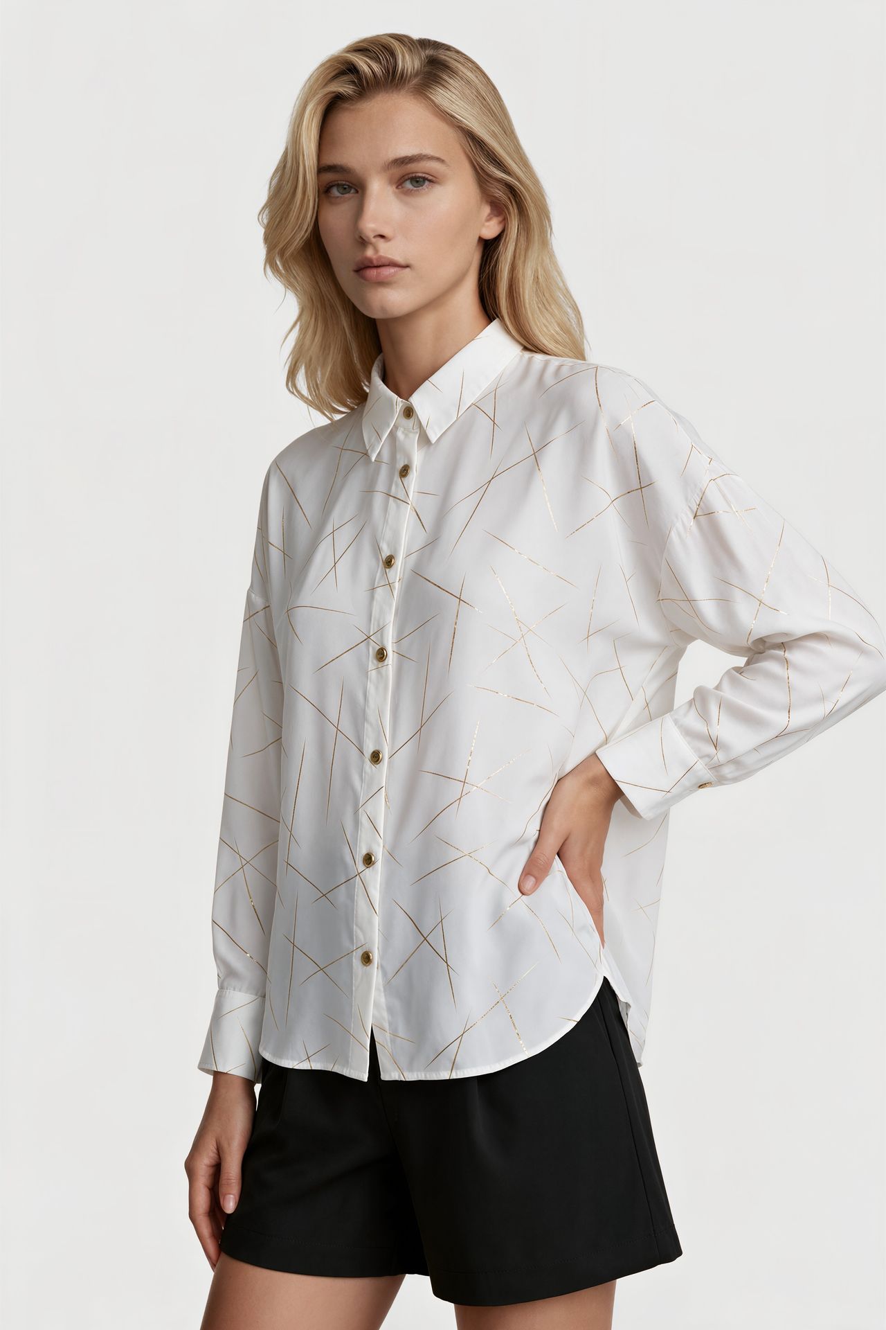 MSN Women's Shirt Collar T-Shirt 1