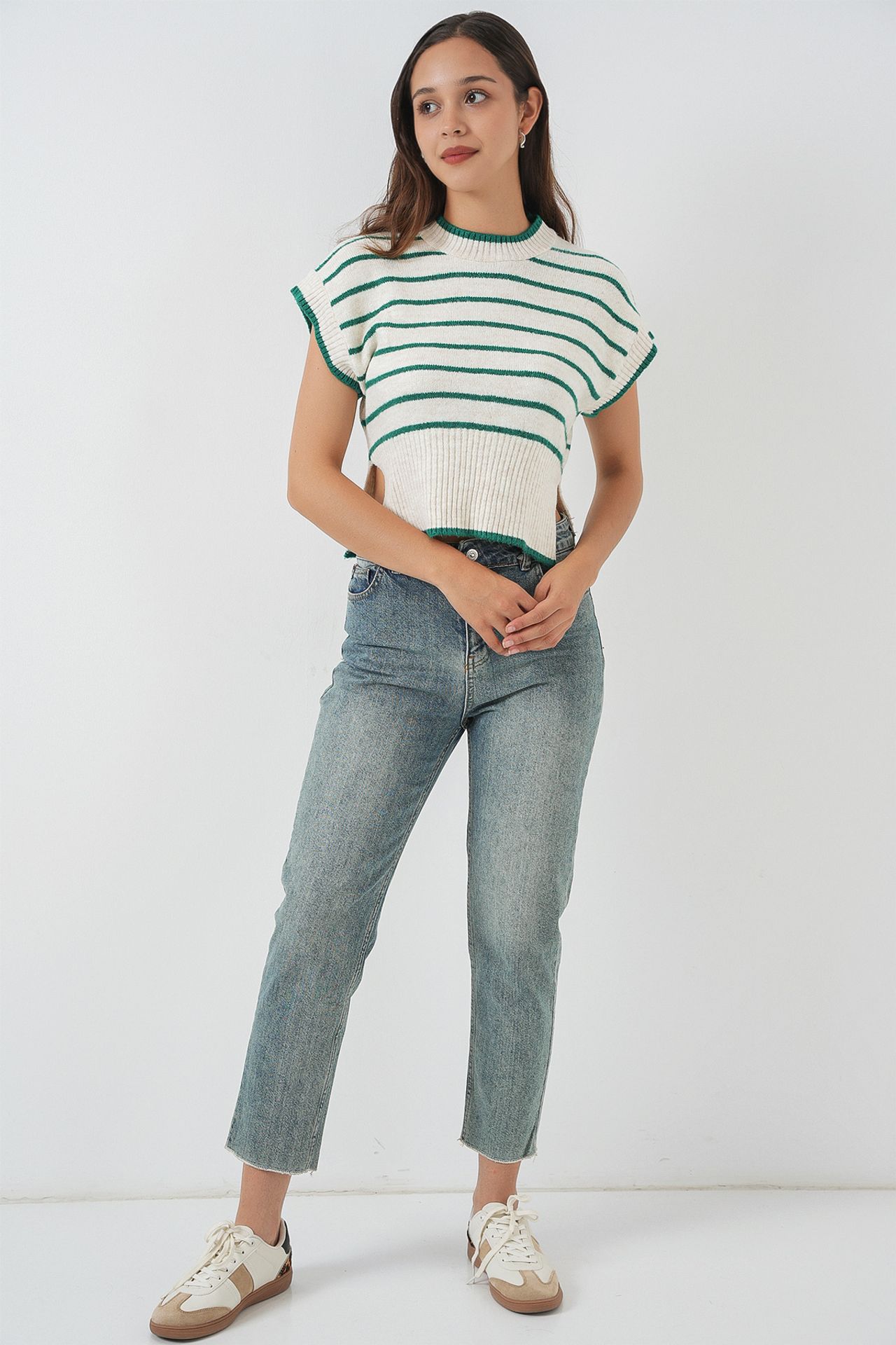 BDART Striped Knit Sweater Vest 2