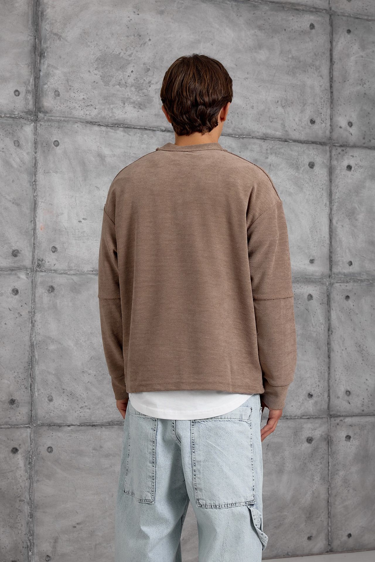 NOMARC Regular Kalıp Bisiklet Yaka Sweatshirt 6