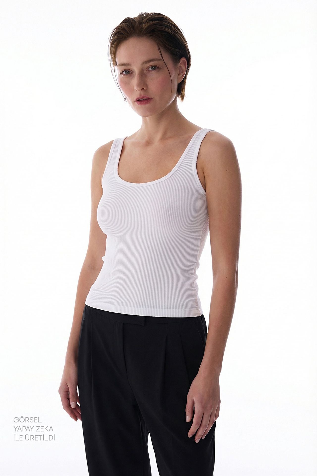 PENTI Seamless Square Neck Crop Top