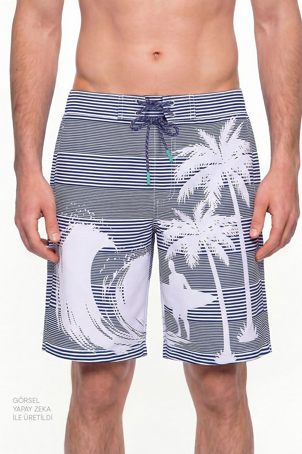 PENTI Men's Surf Revival Striped Shorts 1
