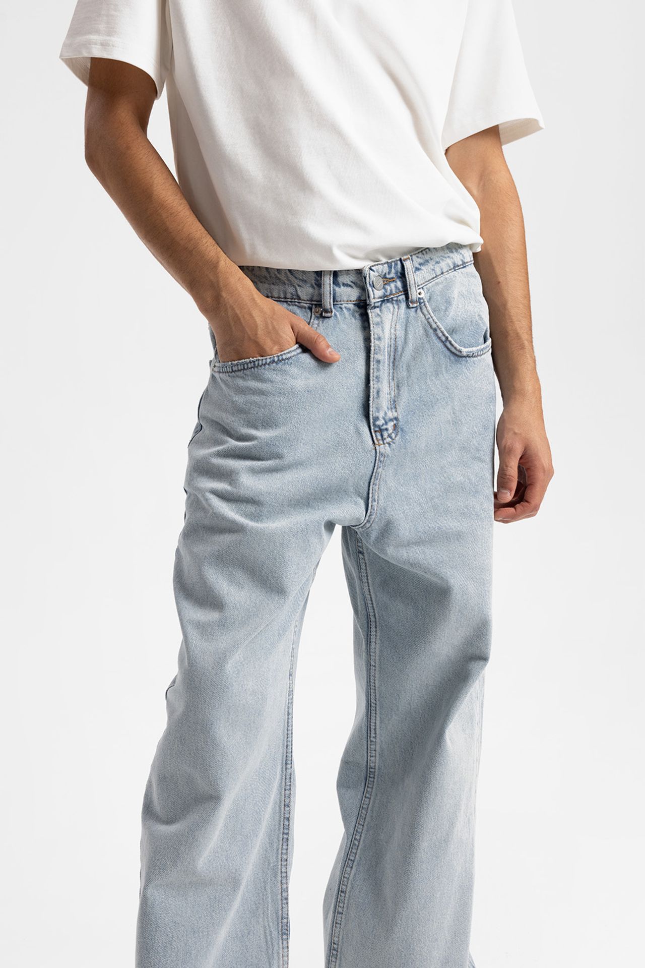 GIESTO Relaxed Fit Straight Leg Jeans 3