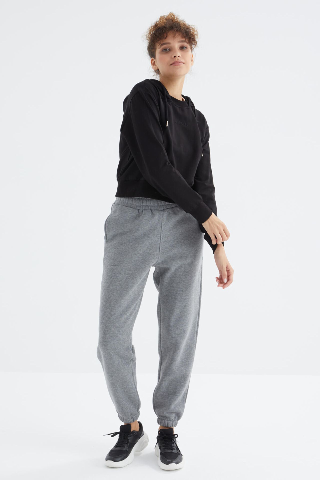 TOMMY Women's High-Waist Fleece Jogger Sweatpants 3