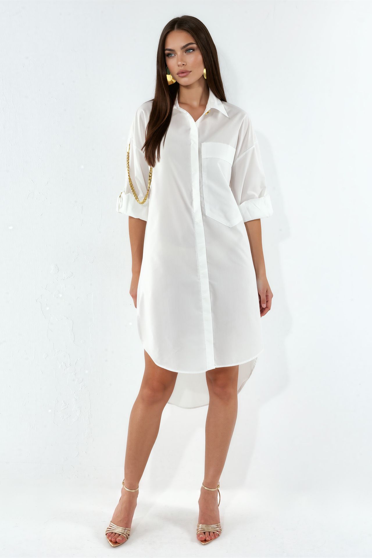 MSN Oversized Mini Shirt Dress 1