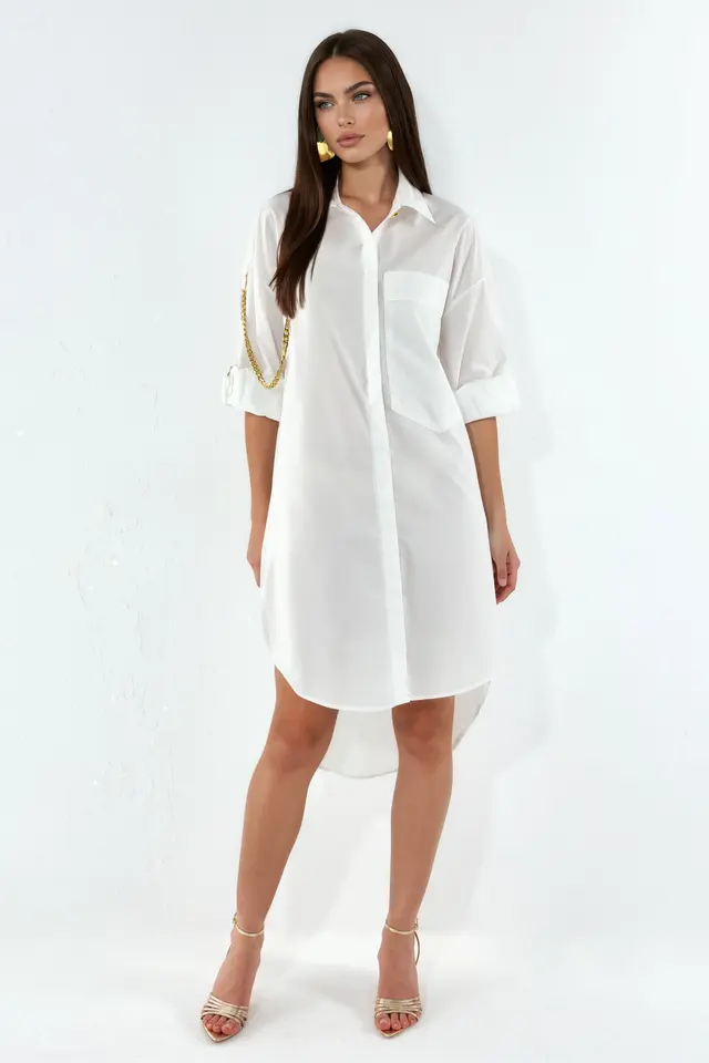 MSN Oversized Mini Shirt Dress