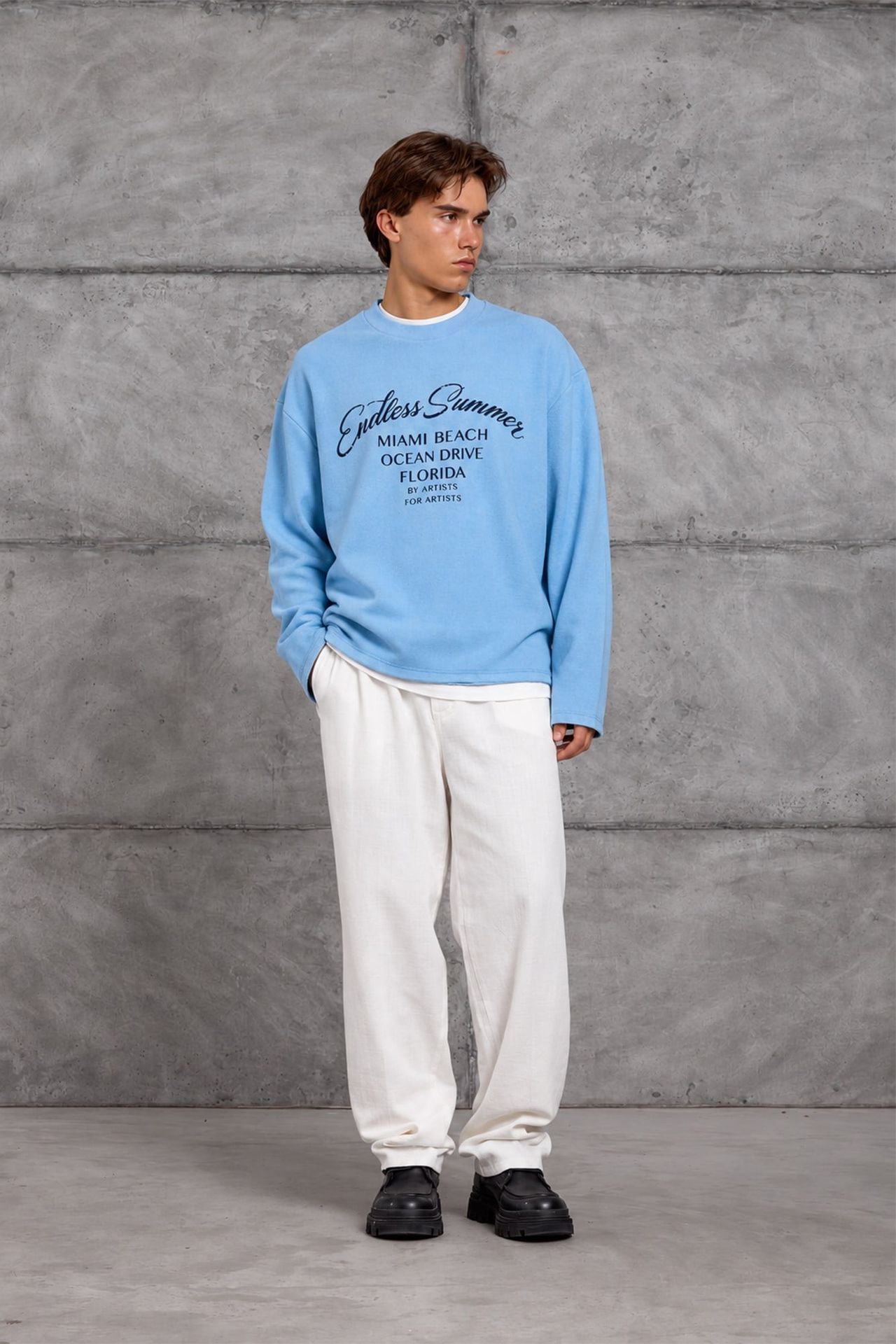NOMARC Rahat Bisiklet Yaka Sweatshirt 2