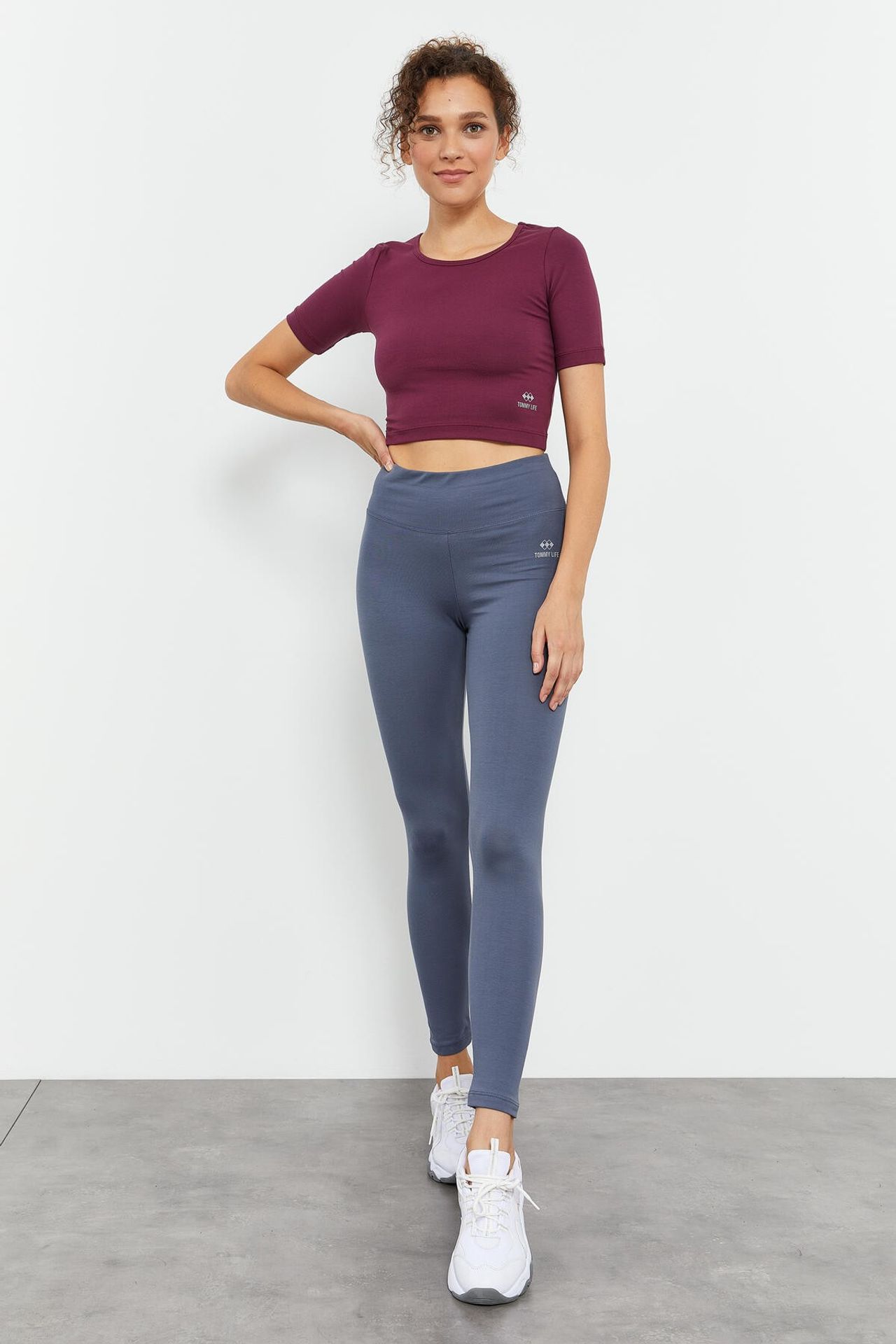 TOMMY High-Waist Cotton Elastane Leggings 3