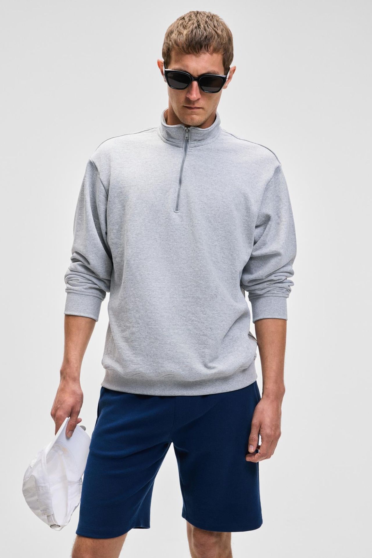 GRIMELANGE Yarım Fermuarlı Yarım Balıkçı Yaka Sweatshirt 1