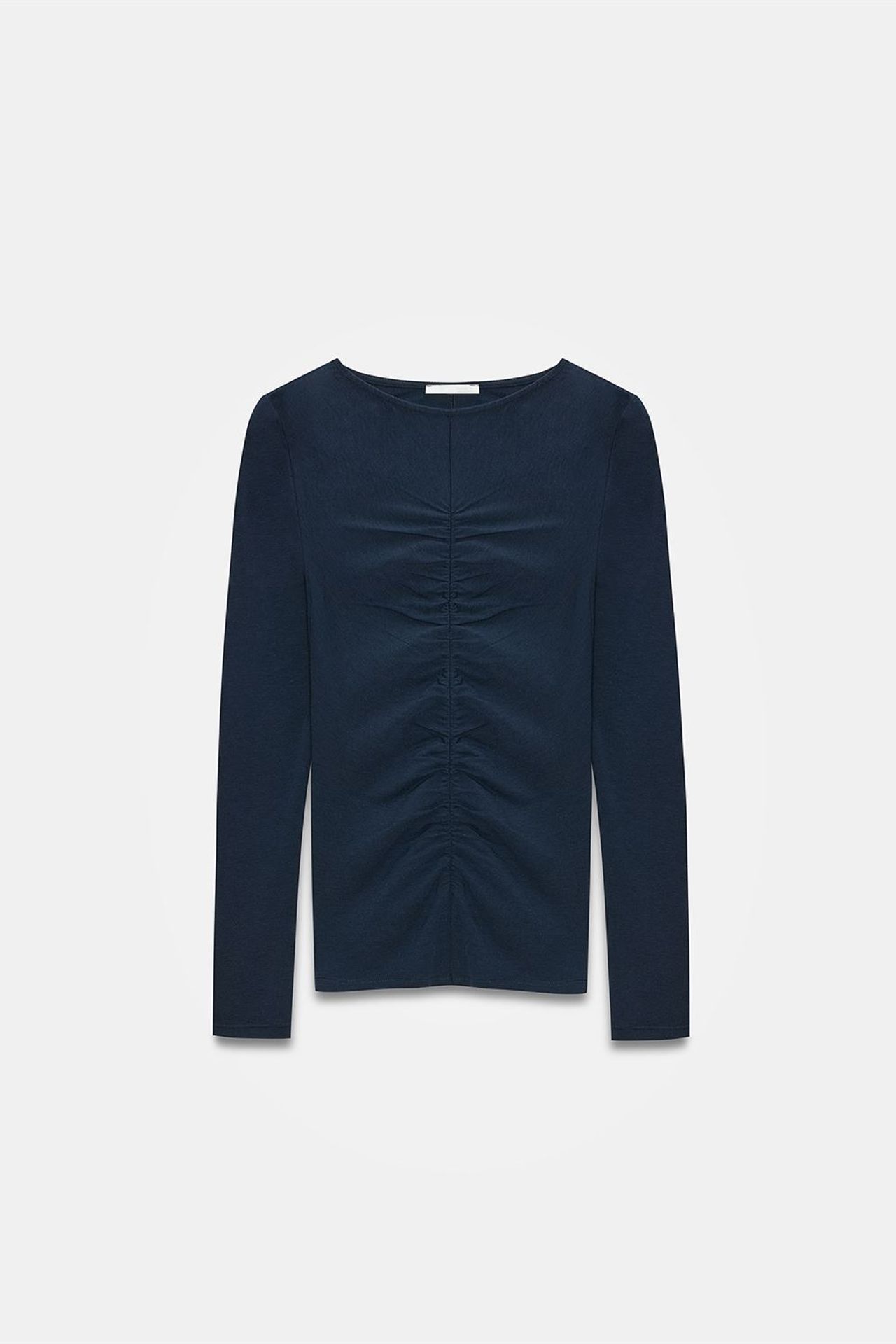DILVIN Slim Fit Kayık Yaka Uzun Kollu Bluz 5