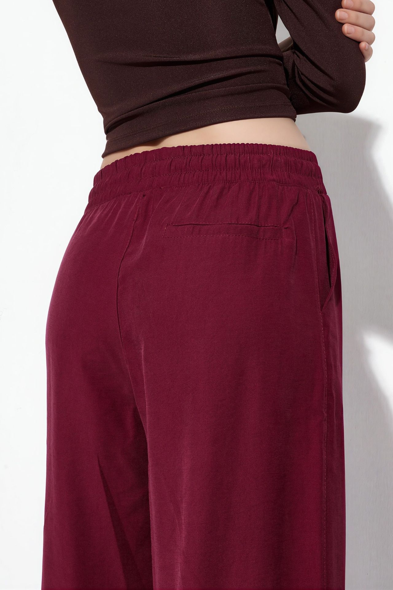 BDART High Waist Wide Leg Trousers with Pocket 4