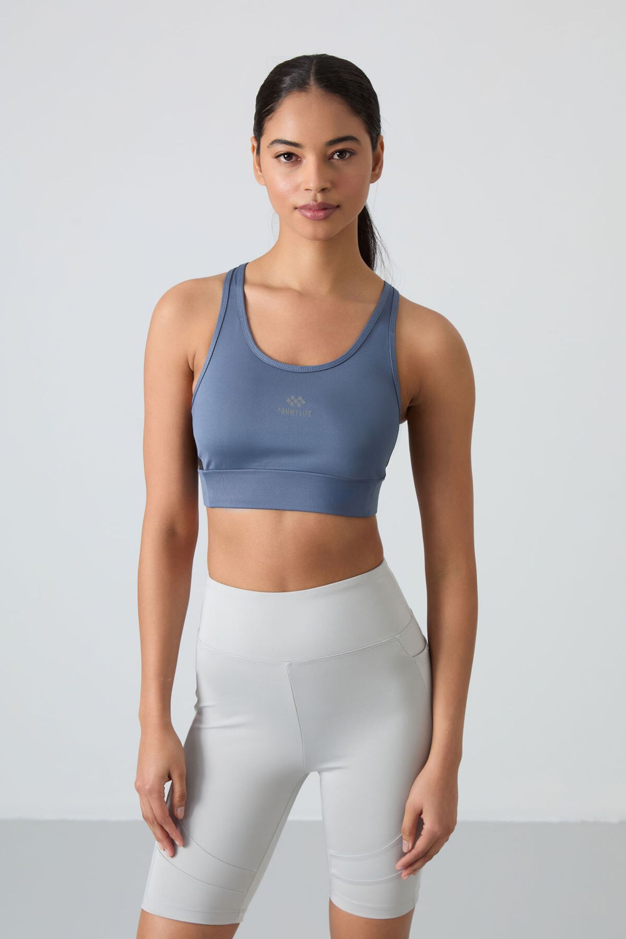 TOMMY Fitted Sleeveless Crop Sports Top 3