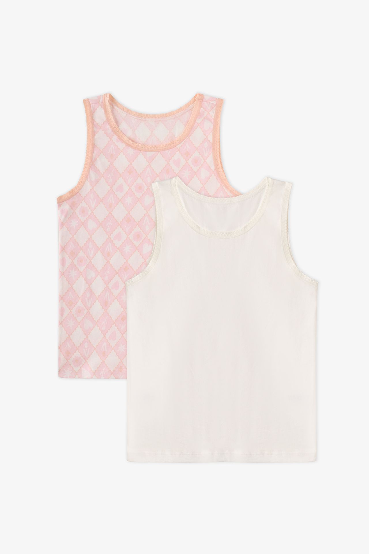 PENTI Girls' Princess Print Floral Tank Top 1