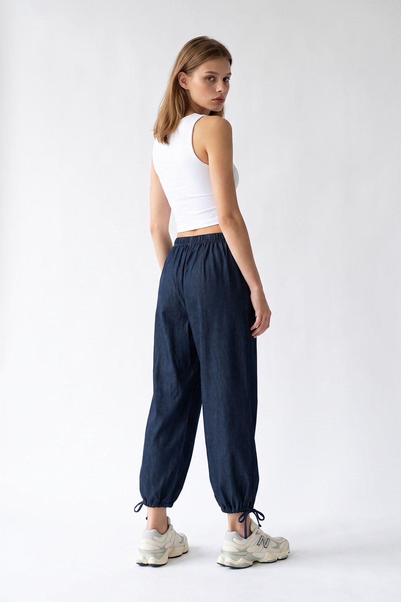 MIXRAY Tencel Straight-Leg Pants 7