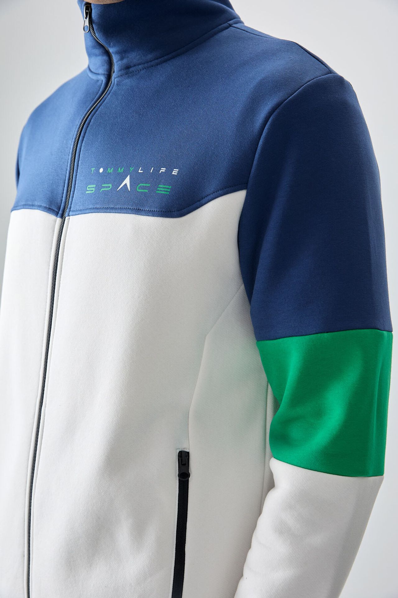 TOMMY Men's Color-Blocked Zip Sweatshirt And Pants Set 3