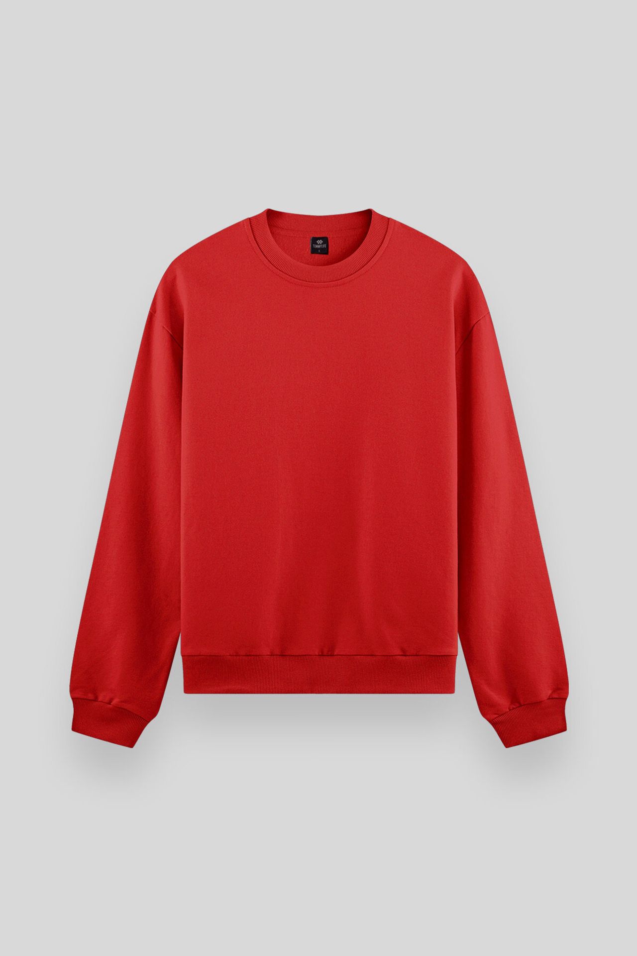 TOMMY Men's Plain Crew Neck Sweatshirt 1