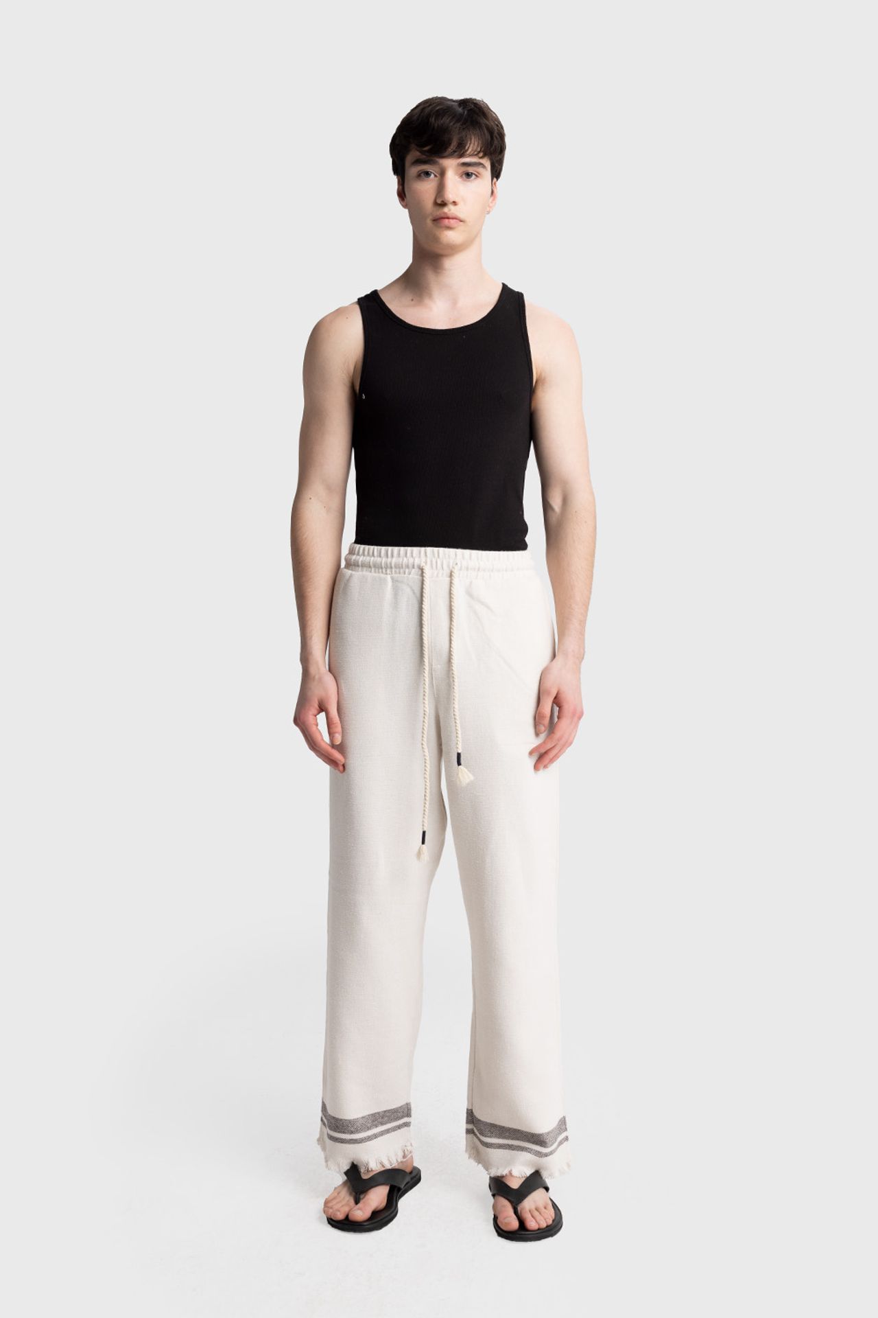 GIESTO Men's Cotton Knit Pants 1