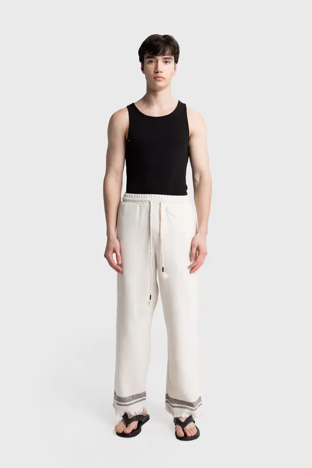 GIESTO Men's Cotton Knit Pants