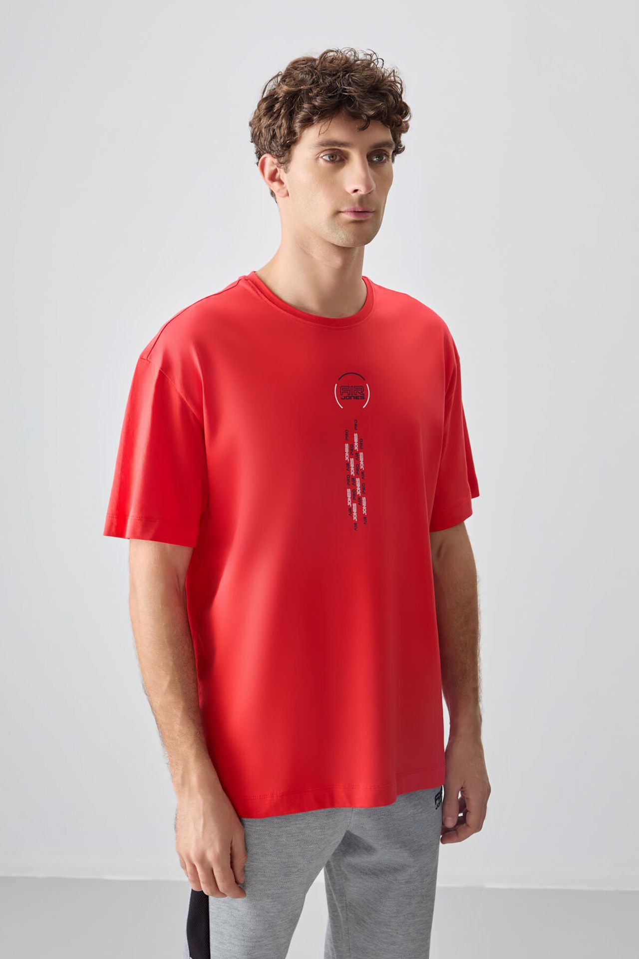 TOMMY Oversized Cotton Text Print Crew Neck T-Shirt 4