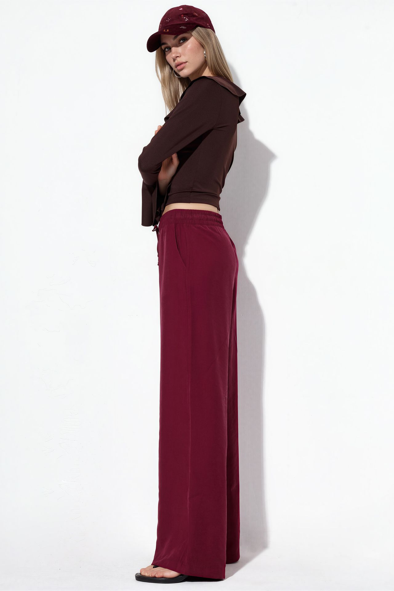 BDART High Waist Wide Leg Trousers with Pocket 2