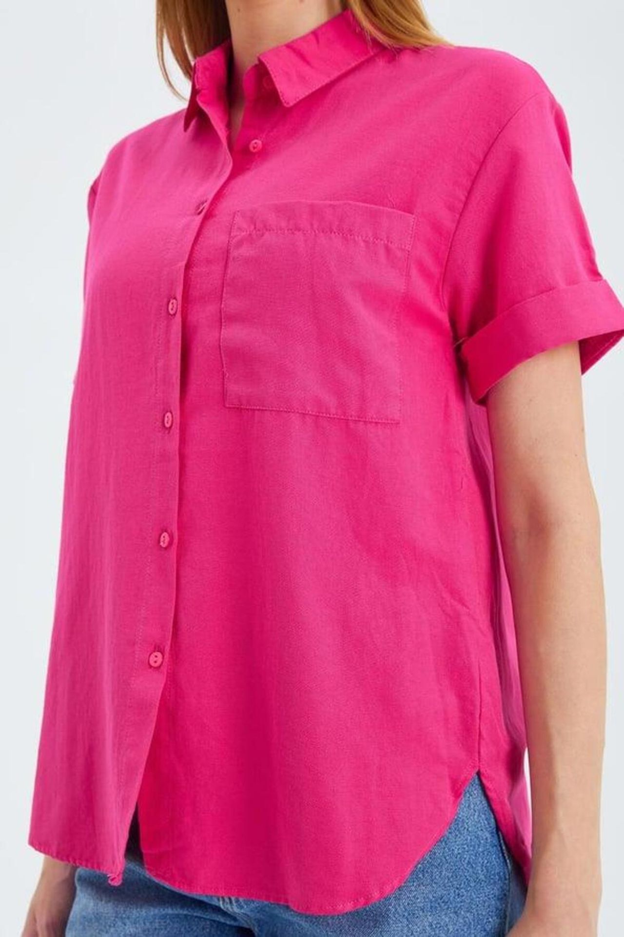 MIXRAY Short Sleeve Shirt with Pockets 3