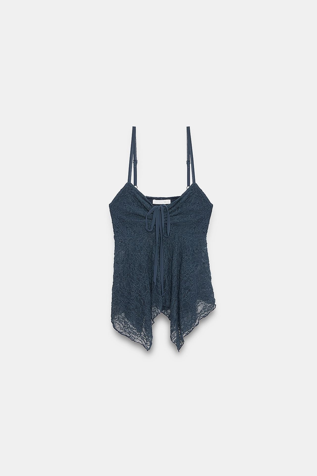 DILVIN Lace Tie-front Sleeveless Blouse 5