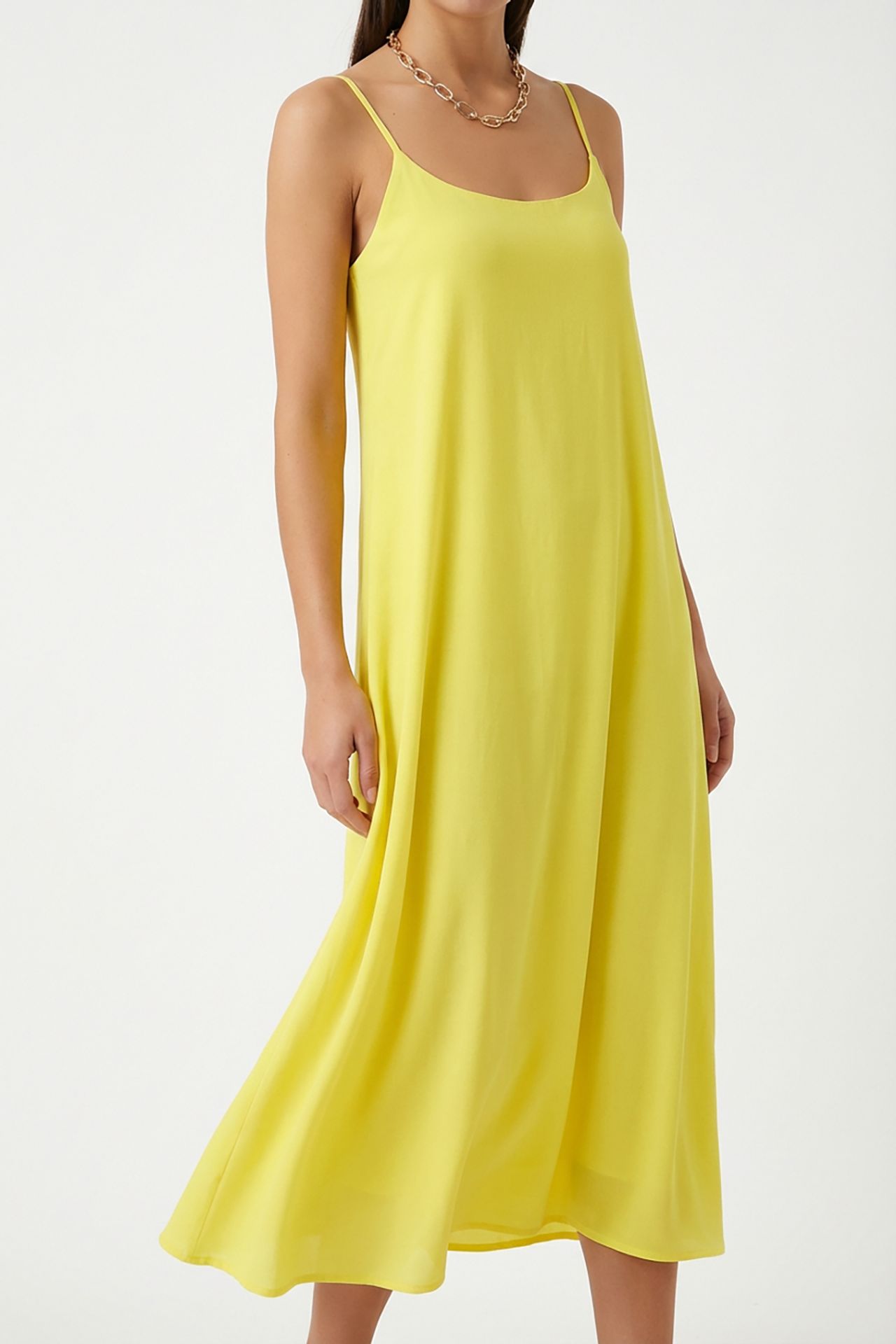 ISTANBUL Cotton Poplin Midi Slip Dress 5