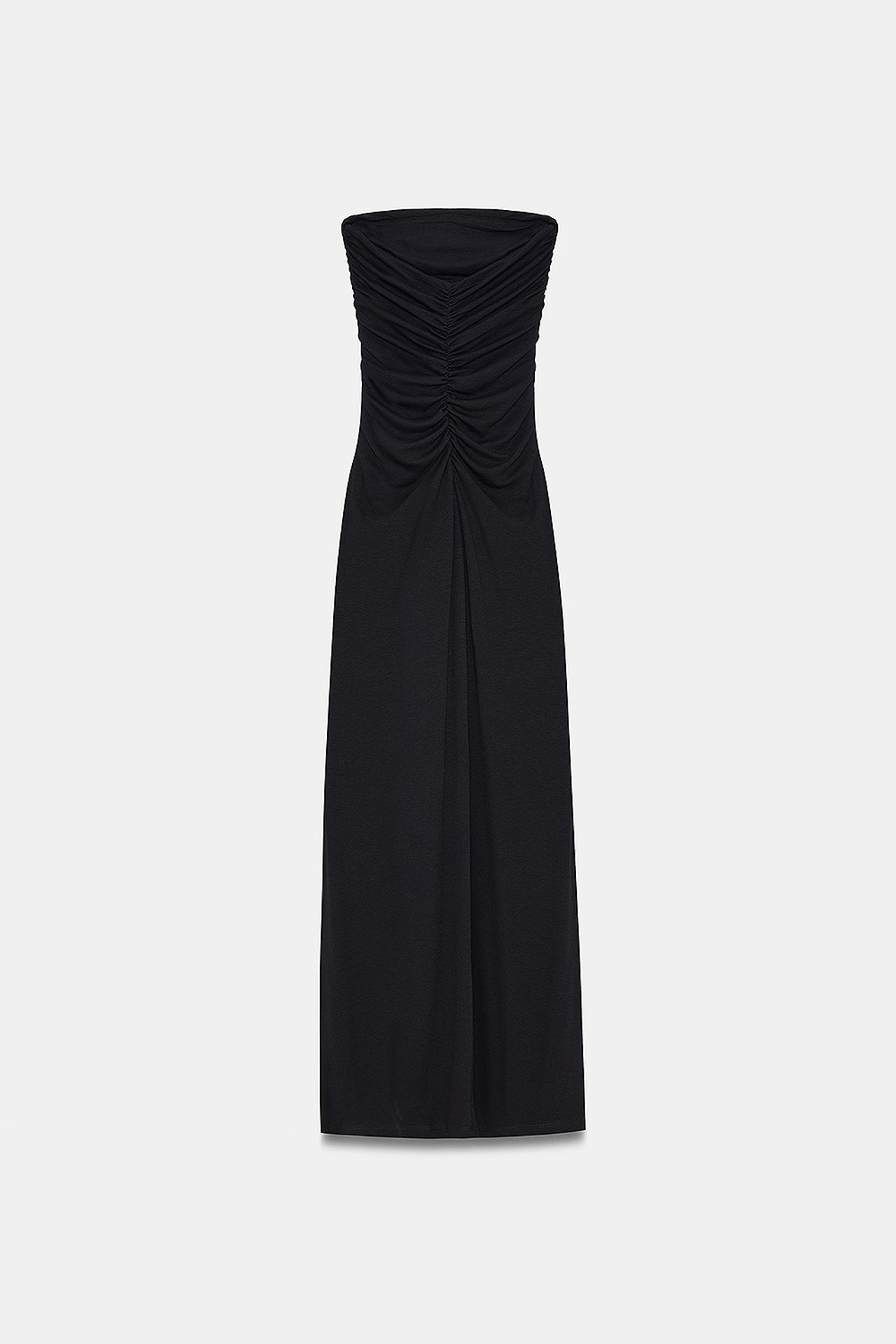 DILVIN Strapless Bodycon Maxi Dress With Slit 6