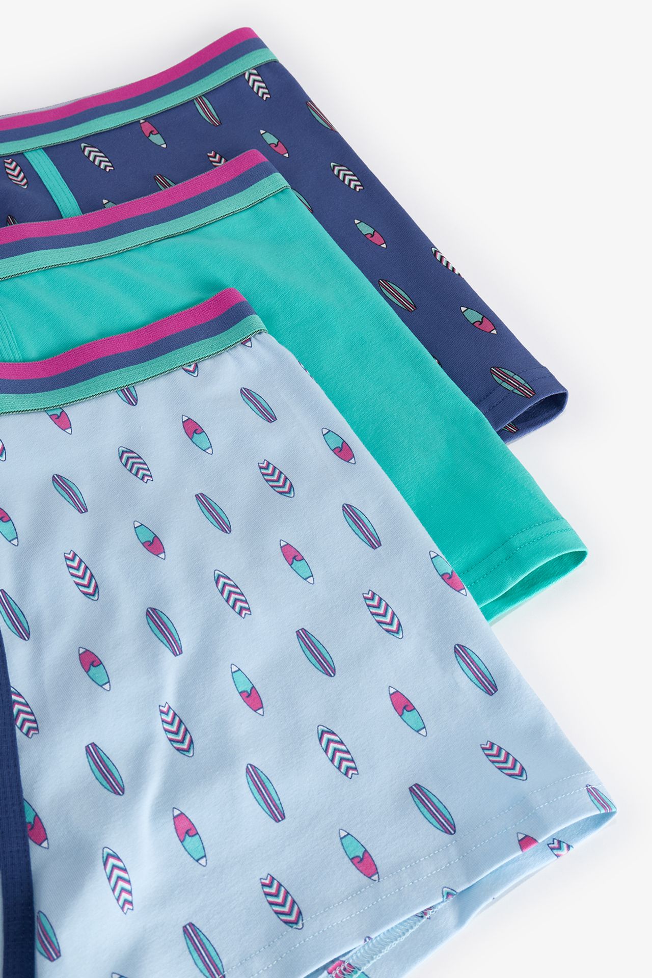 PENTI Men's Tropic Mix Sea Pattern 3-Pack Boxers 5